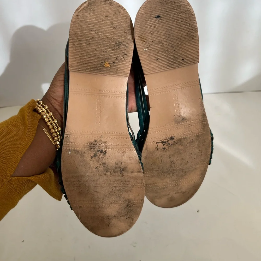 💙 FOREVER 21 💙 Turquoise-Green Sandals - Picture 5 of 5